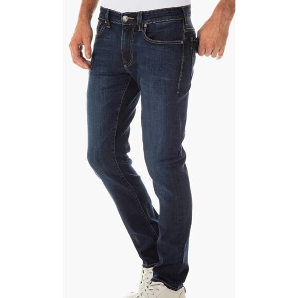 Fidelity Denim Jimmy Slim Straight Leg Jeans 34x31 Empirical Blue NWT USA Made - Picture 3 of 8